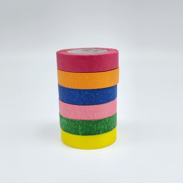 Spalvotos lipnios juostelės rinkinys 6vnt. - Image 2